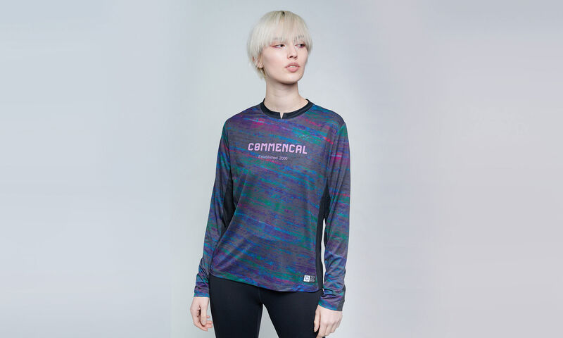 COMMENCAL WOMEN LANGARM TRIKOT LIGHTECH AURORA