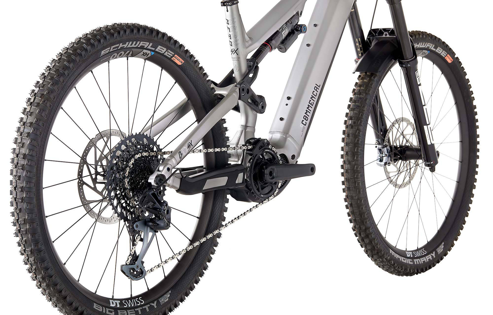 COMMENCAL META POWER SX SHIMANO RACE SILVER image large number 1