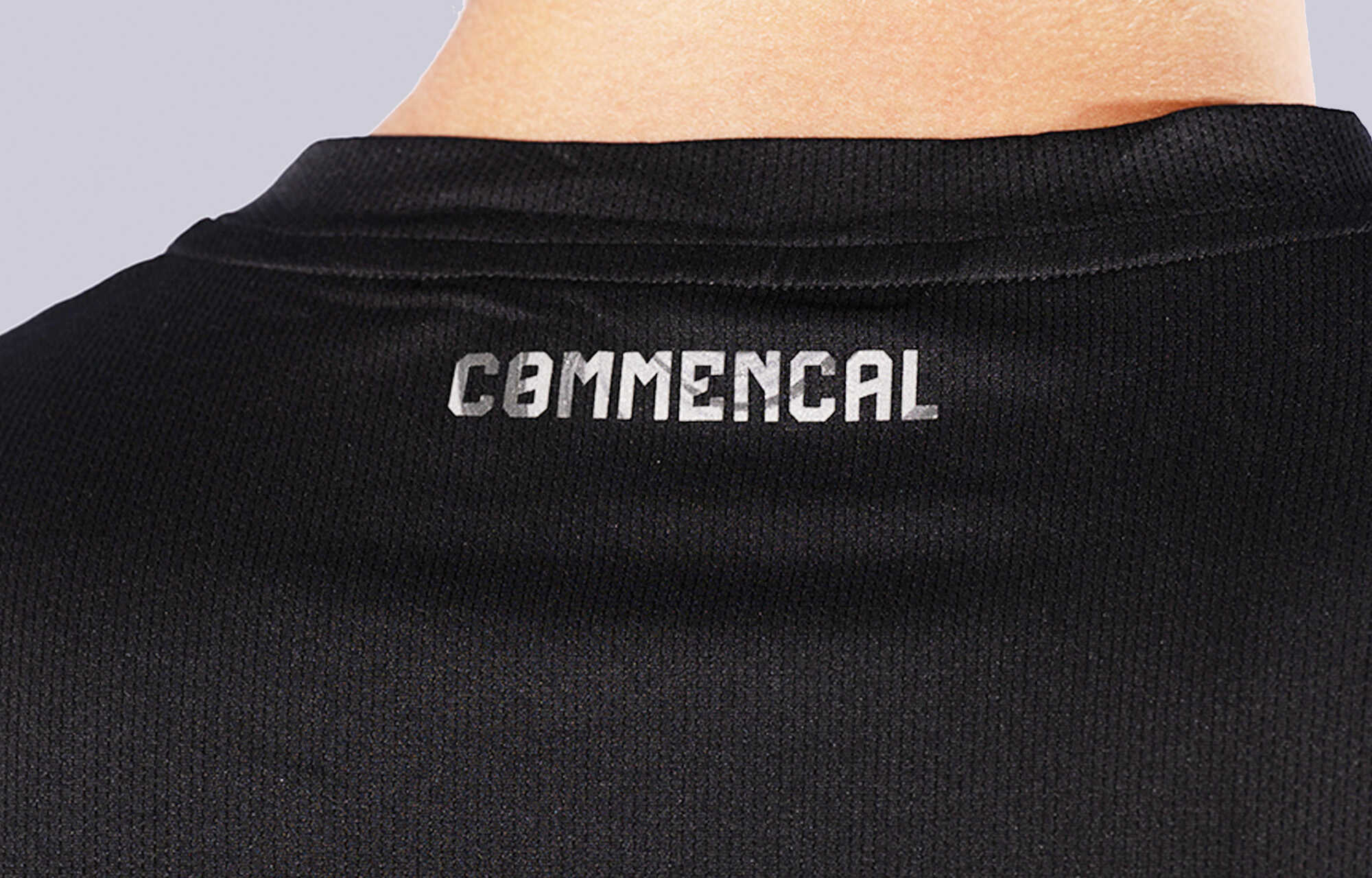 COMMENCAL LIGHTECH BASIC SHORT JERSEY BLACK image large number 3