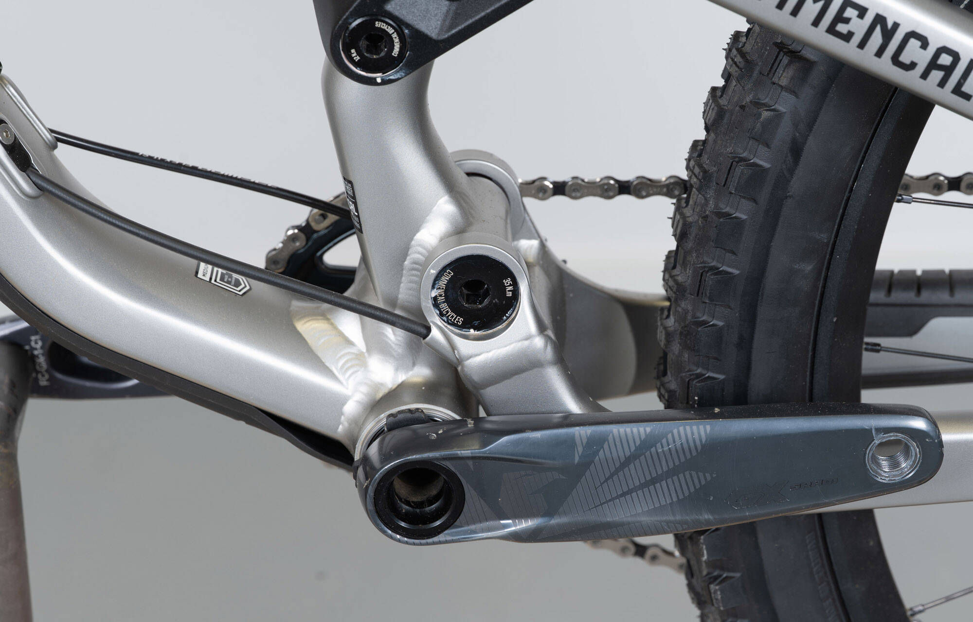 COMMENCAL META SX V4 RACE SILVER - M (22130802) image large number 9