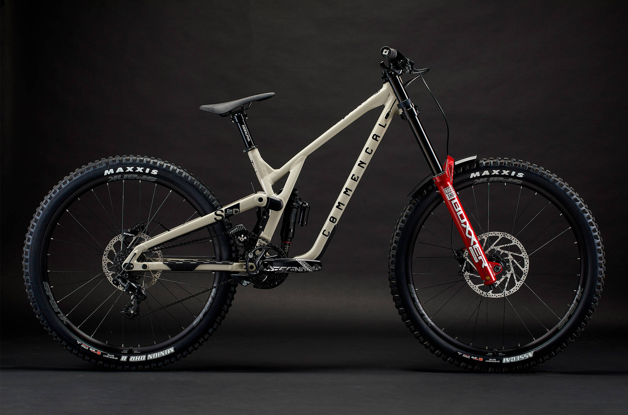 COMMENCAL SUPREME DH V5 XS CHALK ROCKSHOX image large number 0