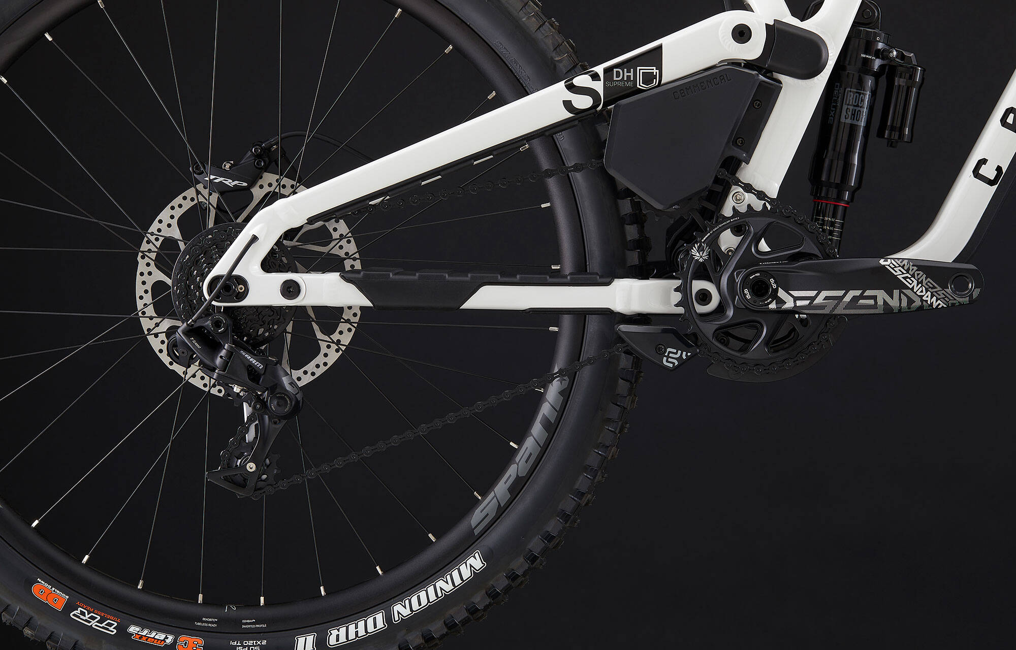 COMMENCAL SUPREME DH V5 XS PURE WHITE image large number 5