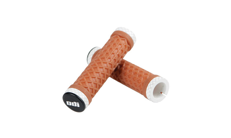 GRIPS ODI VANS GUM LOCK ON WHITE 130MM