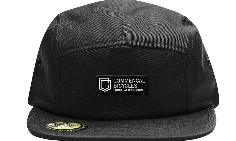 COMMENCAL SHIELD FIVE PANEL CAP BLACK