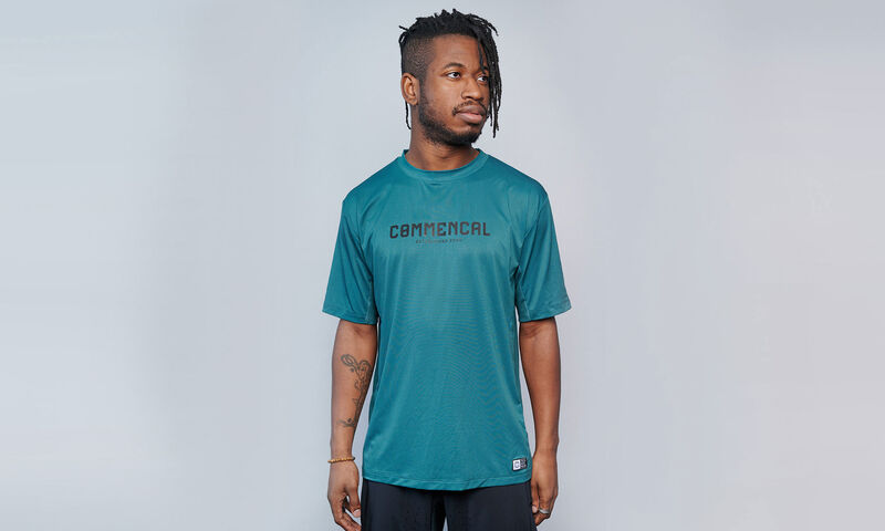 COMMENCAL LIGHTECH CORPORATE SHORT SLEEVE JERSEY DEEP OCEAN