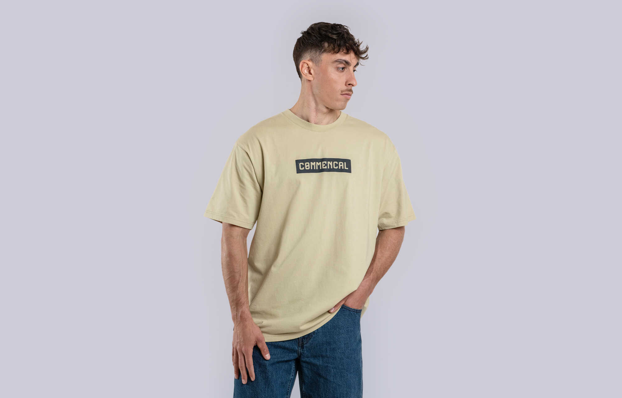 COMMENCAL REGULAR FIT CORPORATE T-SHIRT LEMON image cover number 0