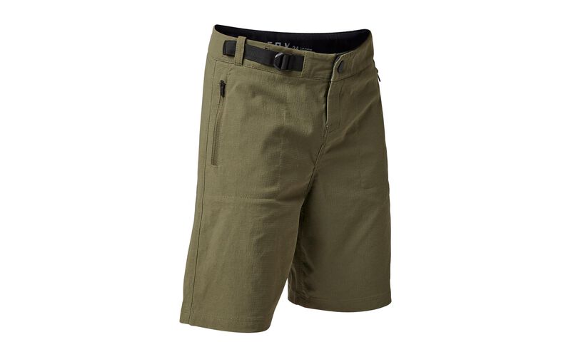 SHORT FOX KIDS RANGER AVEC LINER OLIVE GREEN