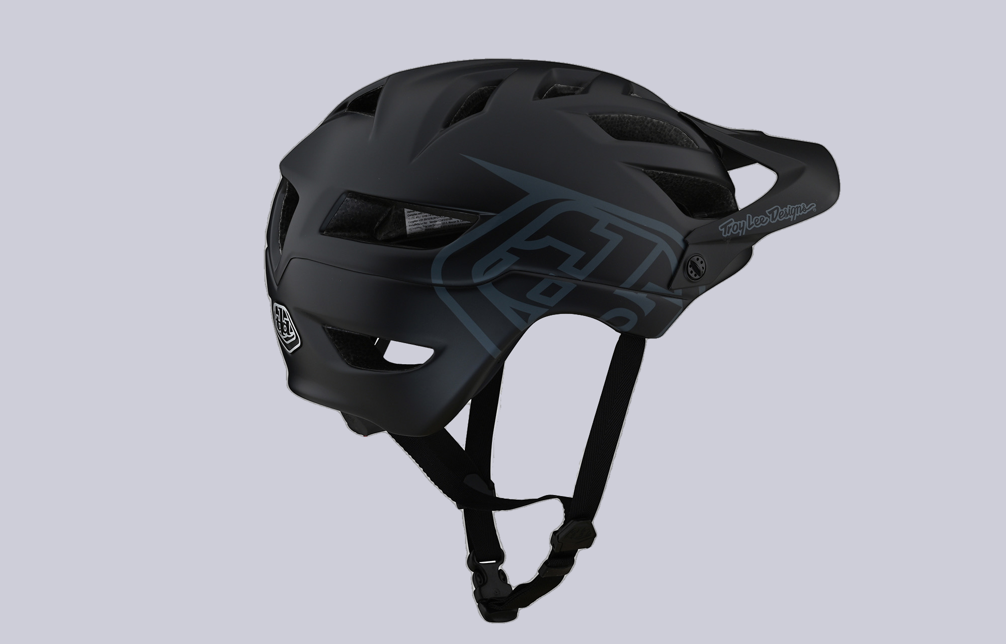 HELM TROY LEE DESIGNS A1 - DRONE BLACK image large number 0