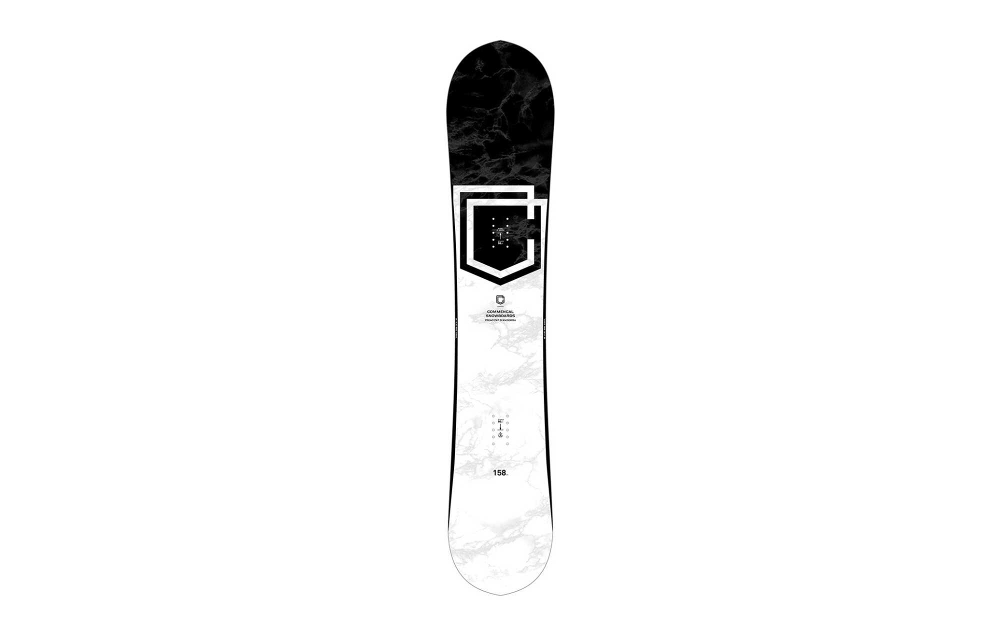 SNOWBOARD COMMENCAL CLASH BLACK & WHITE image cover number 0