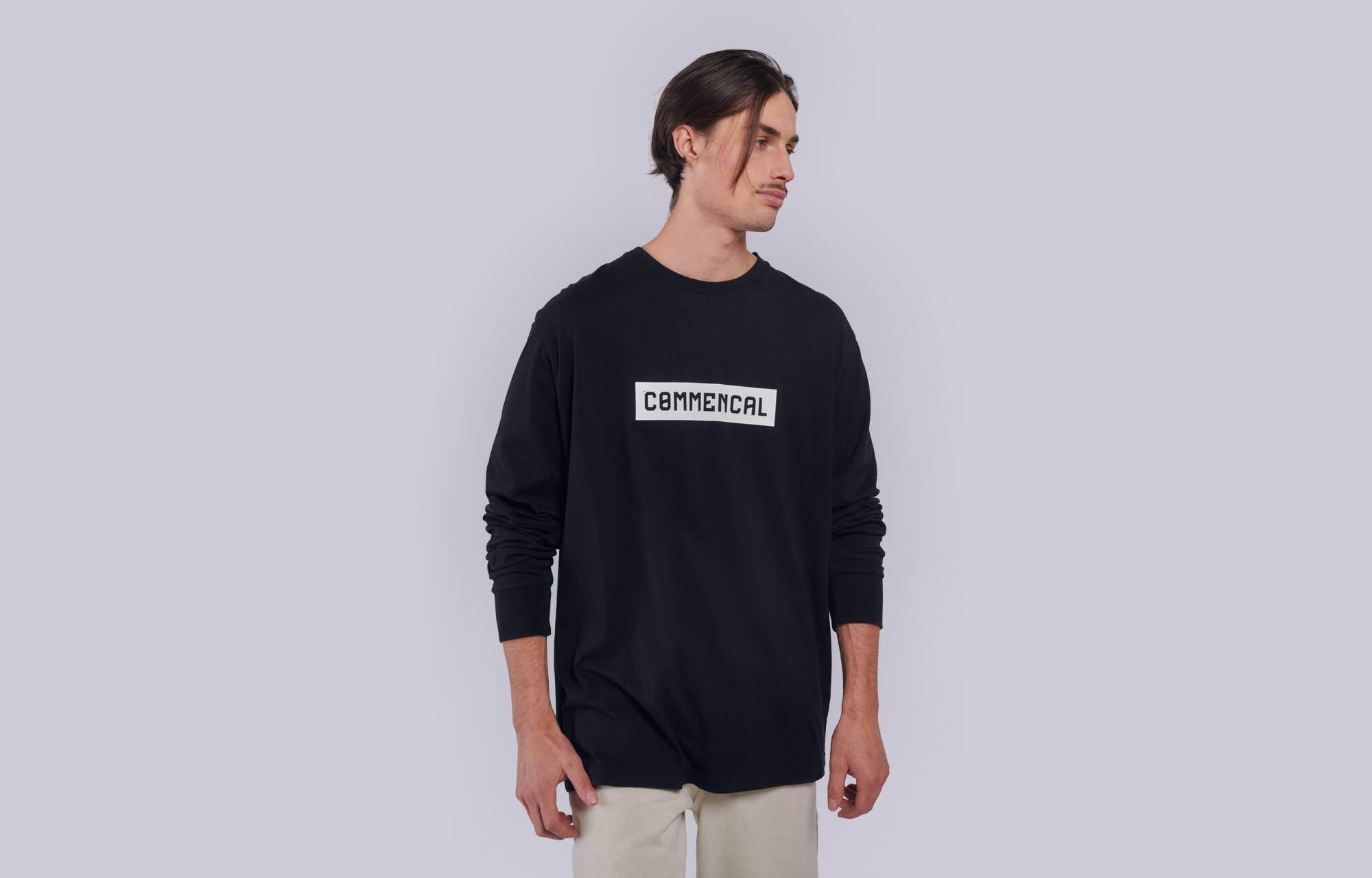 T-SHIRT COMMENCAL MANCHES LONGUES CORPORATE BLACK image cover number 0