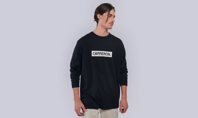T-SHIRT COMMENCAL  MANICHE LUNGHE CORPORATE BLACK