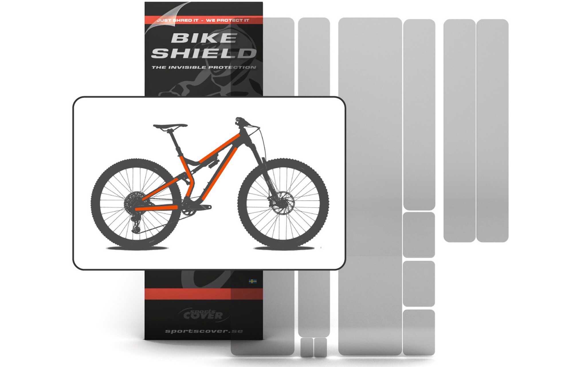 SPORTSCOVER BIKE SHIELD PREMIUM FRAME PROTECTION KIT SHINY image cover number 0