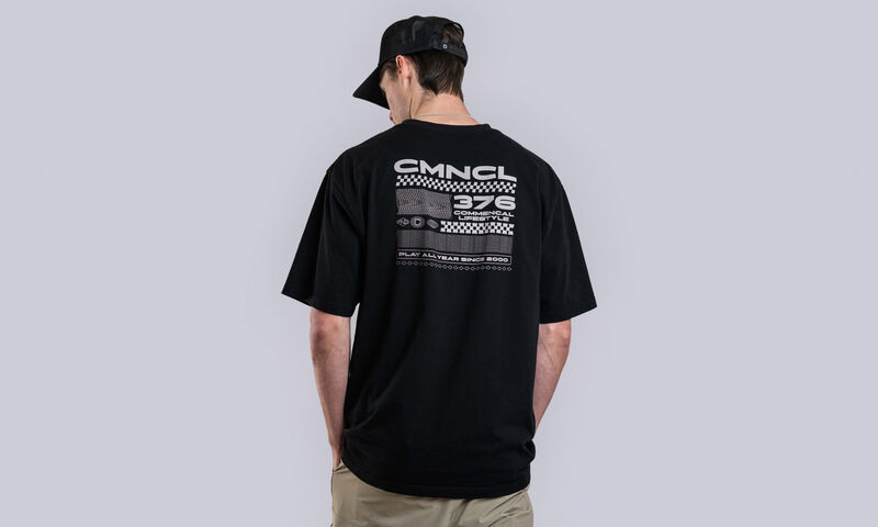COMMENCAL LOOSE FIT 376 T-SHIRT BLACK