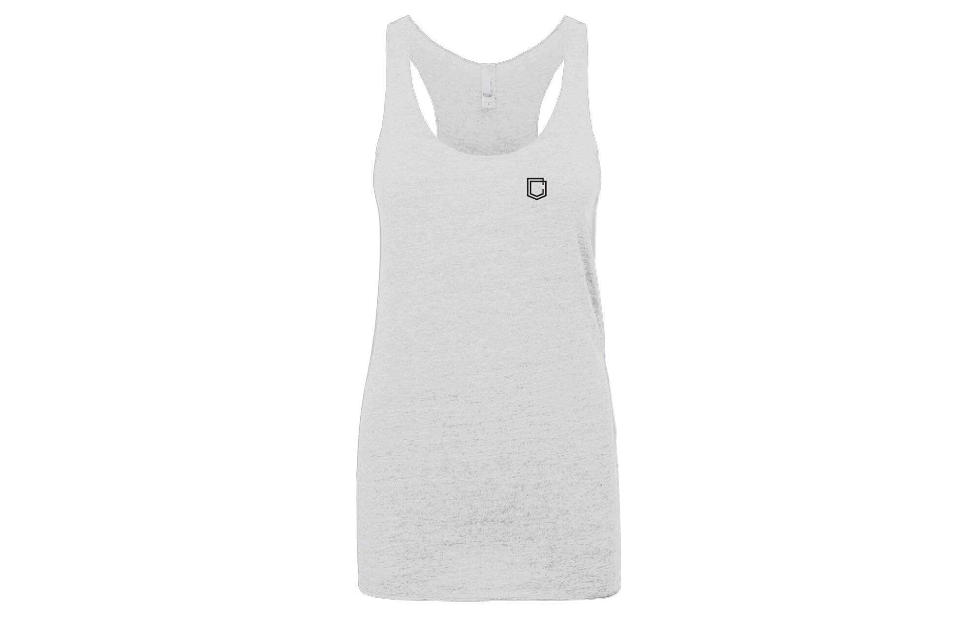 COMMENCAL GIRL SHIELD TANK TOP HEATHER WHITE image cover number 0