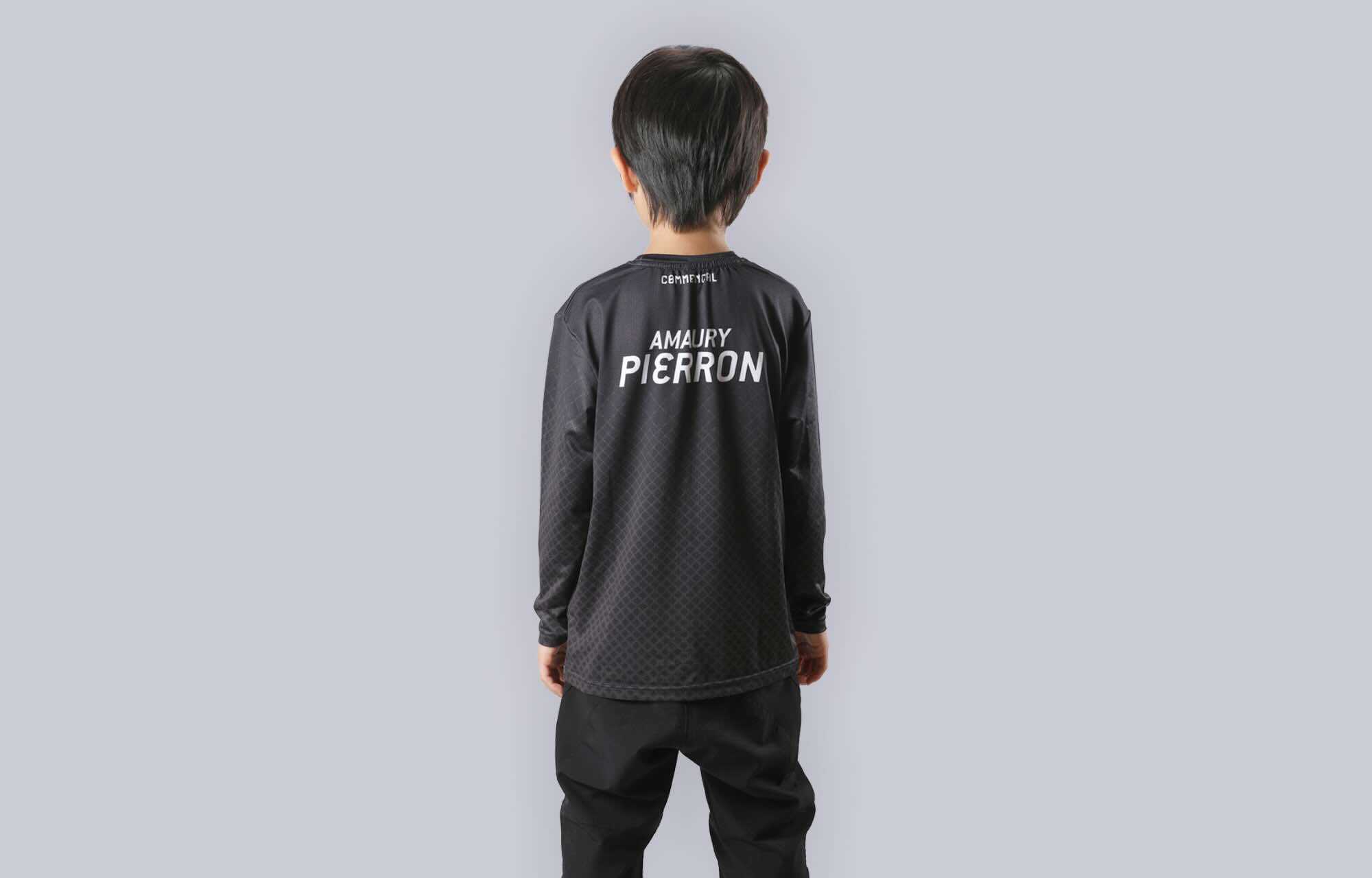 MAILLOT KID COMMENCAL AMAURY BLACK image large number 0