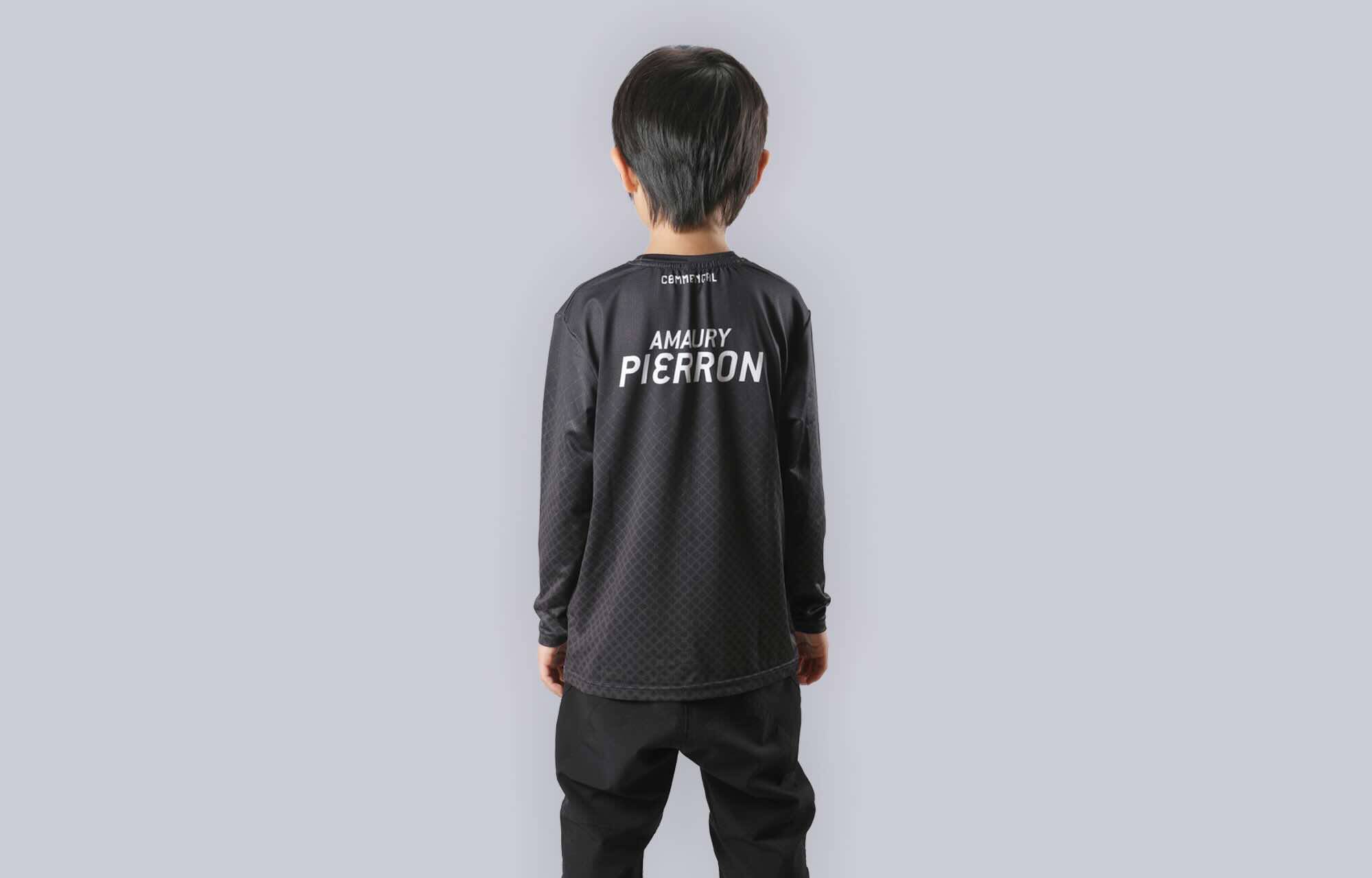COMMENCAL KIDS AMAURY JERSEY BLACK image large number 0