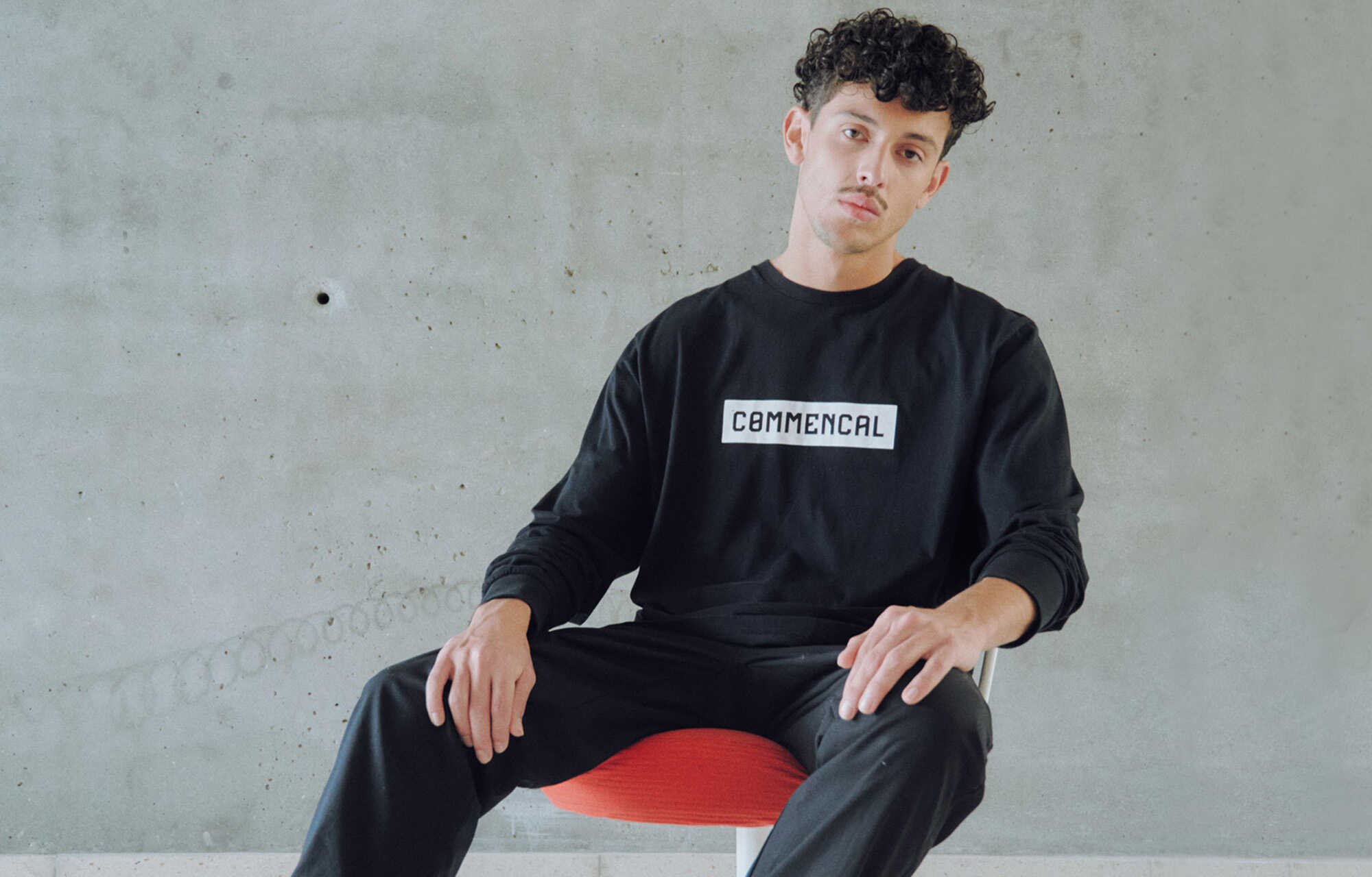 COMMENCAL LONG SLEEVE CORPORATE T-SHIRT BLACK image large number 2