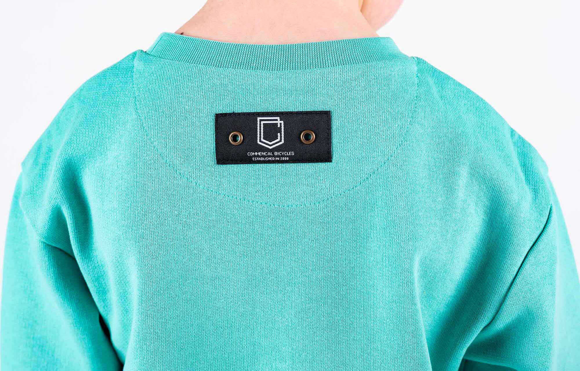 SUDADERA COMMENCAL KIDS LIGHT MINT image large number 2