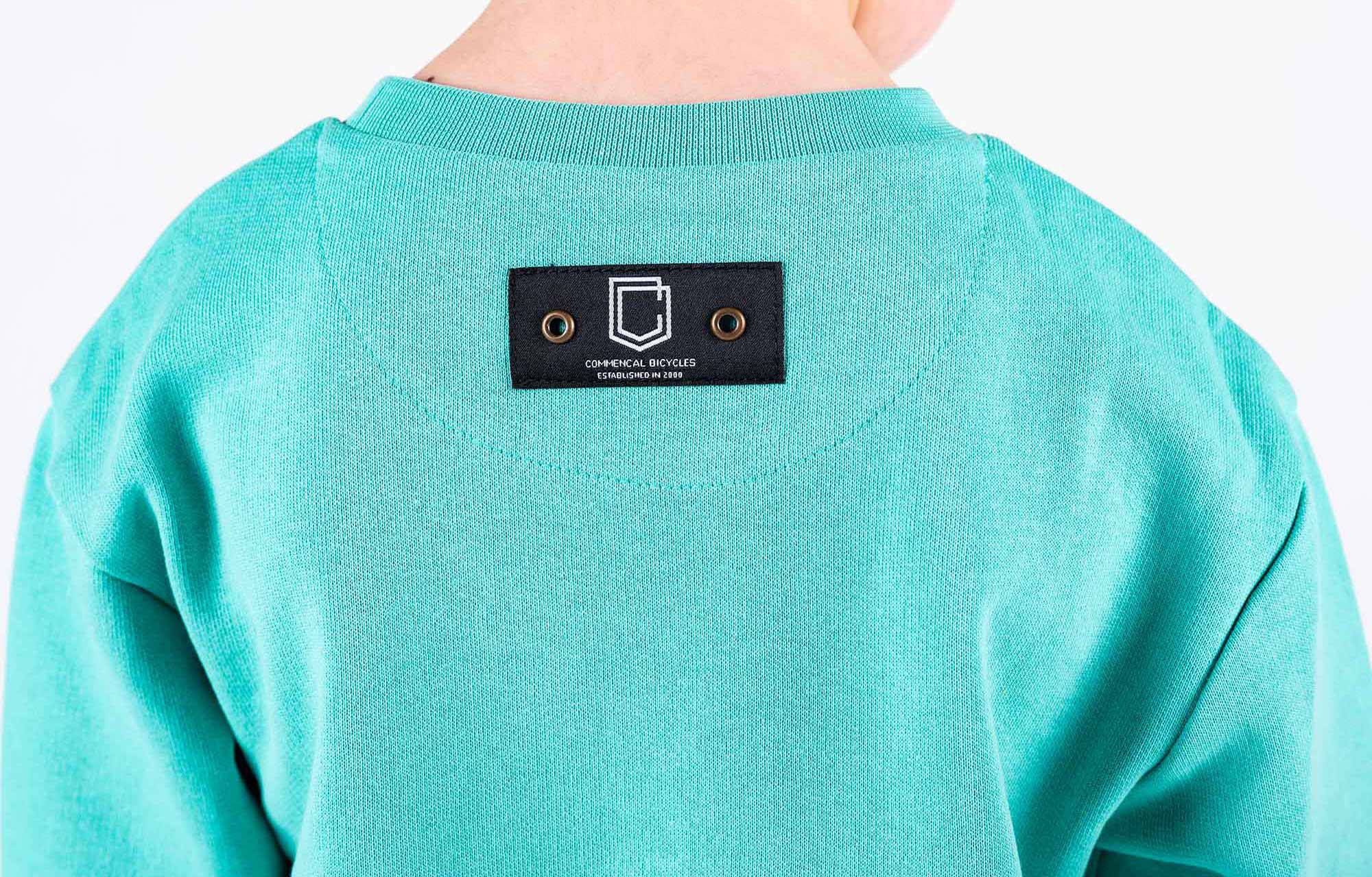 COMMENCAL KIDS CREWNECK LIGHT MINT image large number 2
