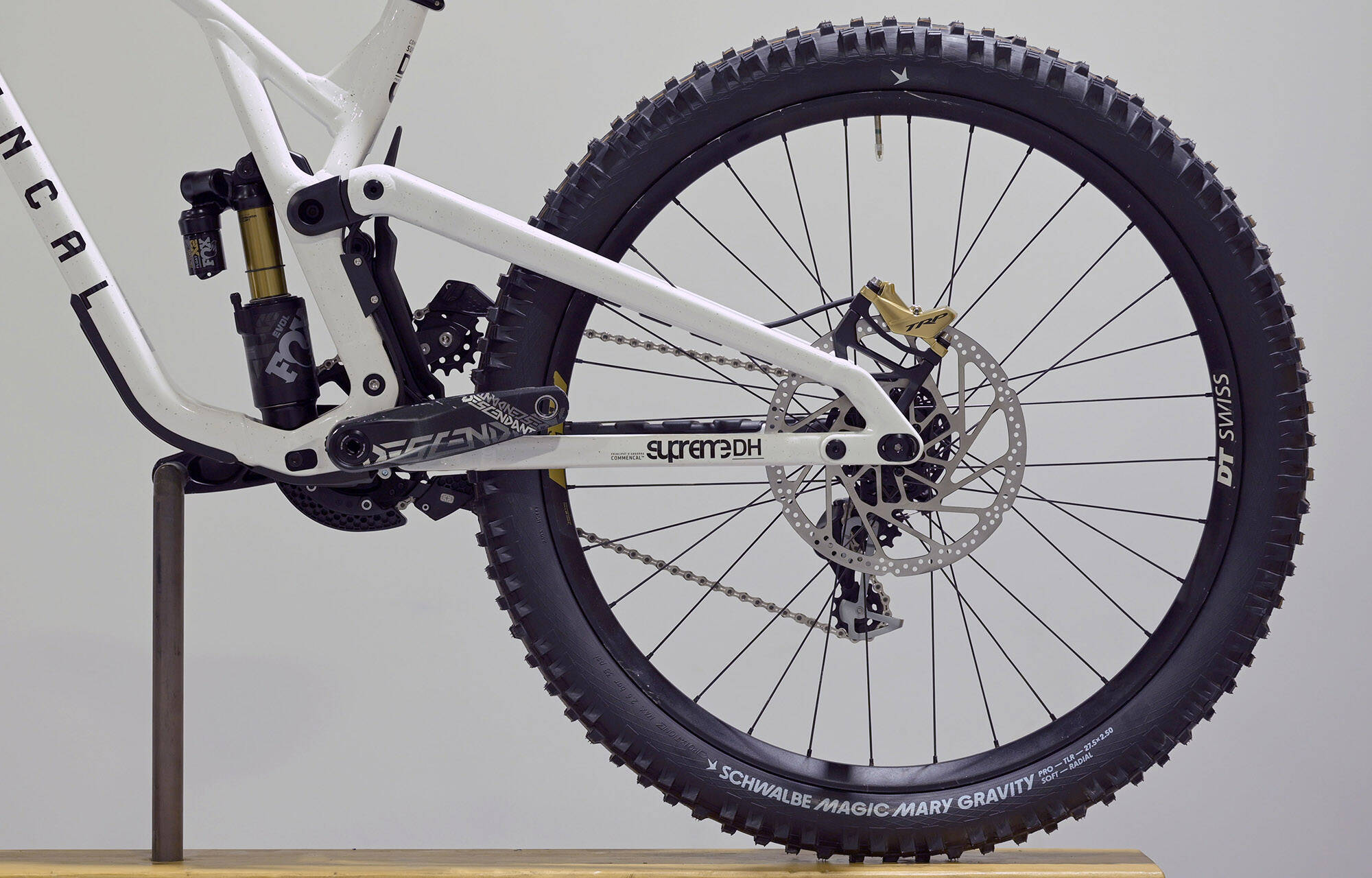COMMENCAL SUPREME DH V5 SIGNATURE LTD GLITTERY WHITE - L (23151003) image large number 3