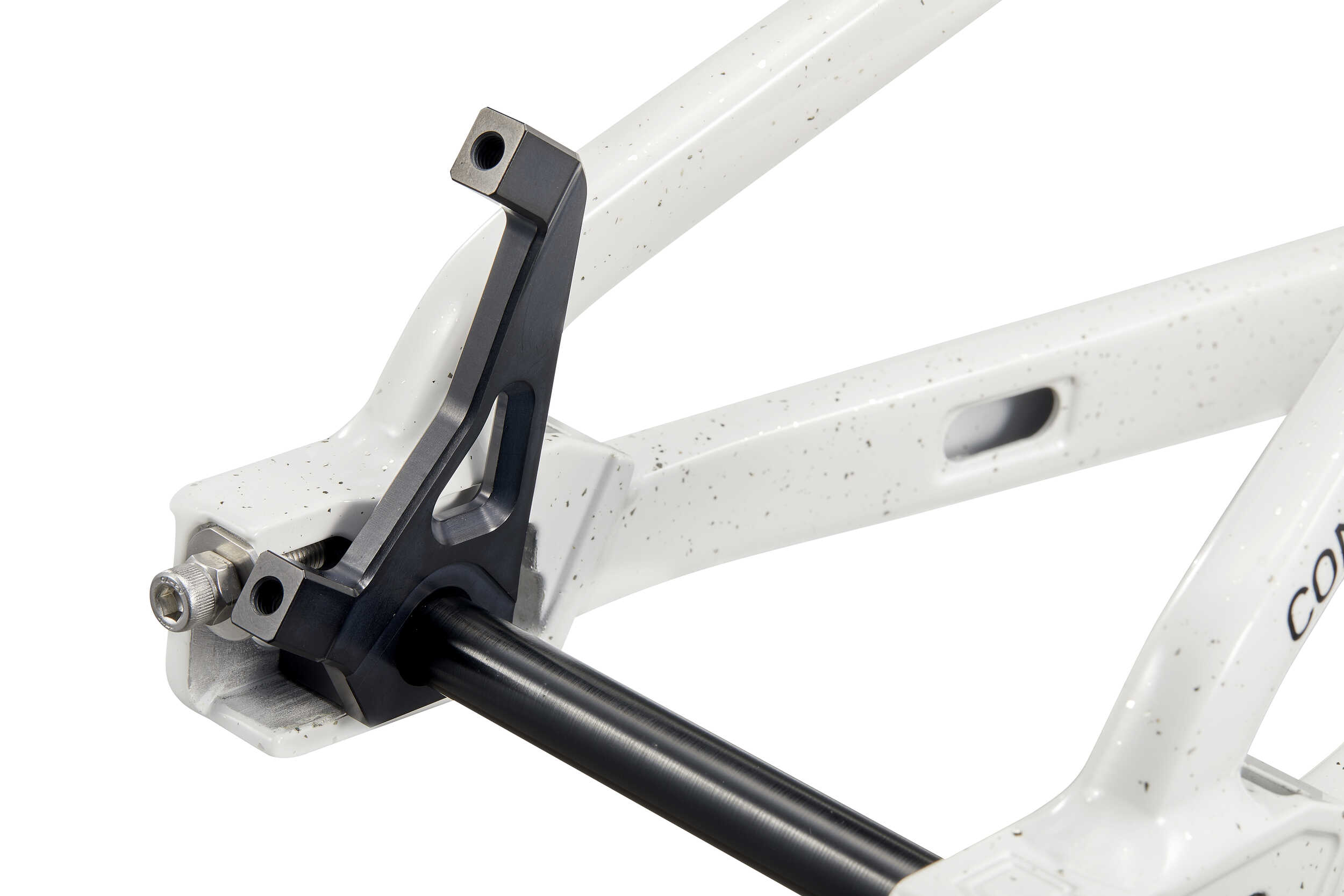 FRAME COMMENCAL BMX V1 GLITTERY WHITE image large number 3