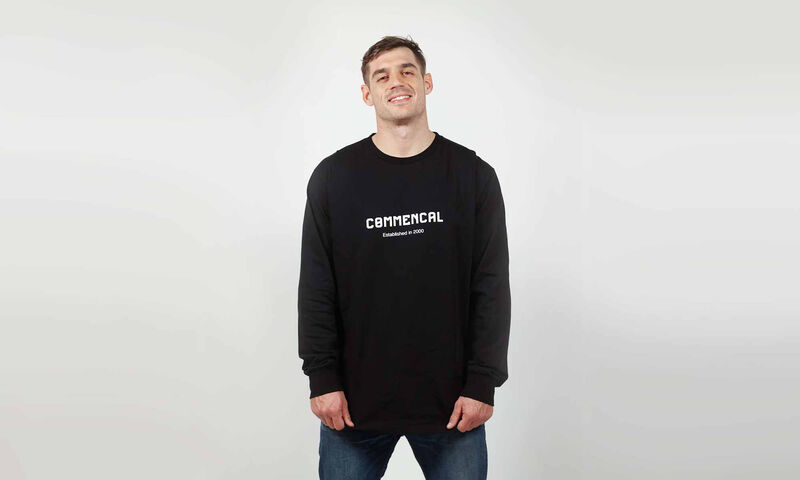 MAGLIA A MANICHE LUNGHE COMMENCAL CORPORATE BLACK