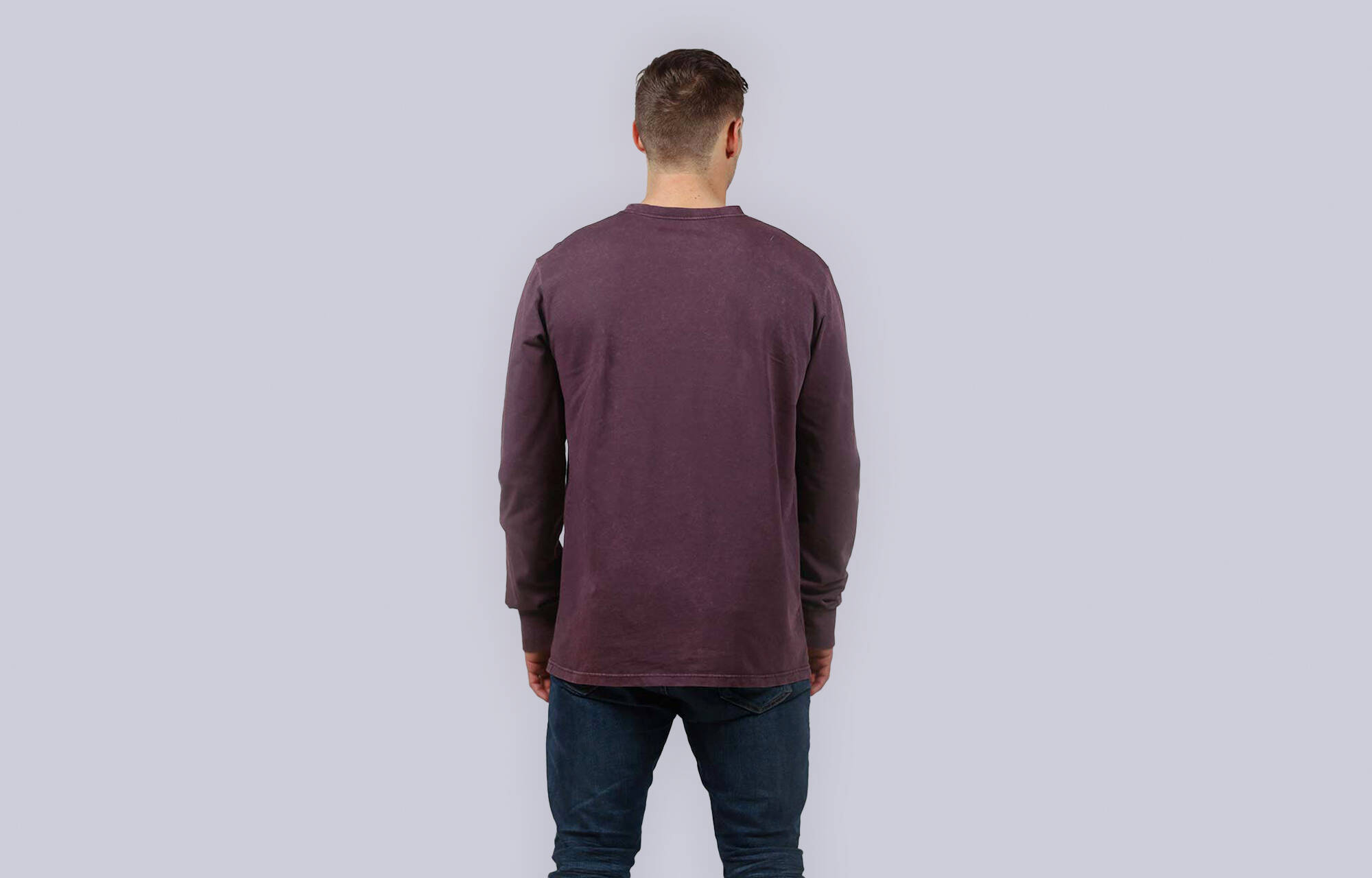MAGLIA A MANICHE LUNGHE COMMENCAL WASHED WINE image large number 0