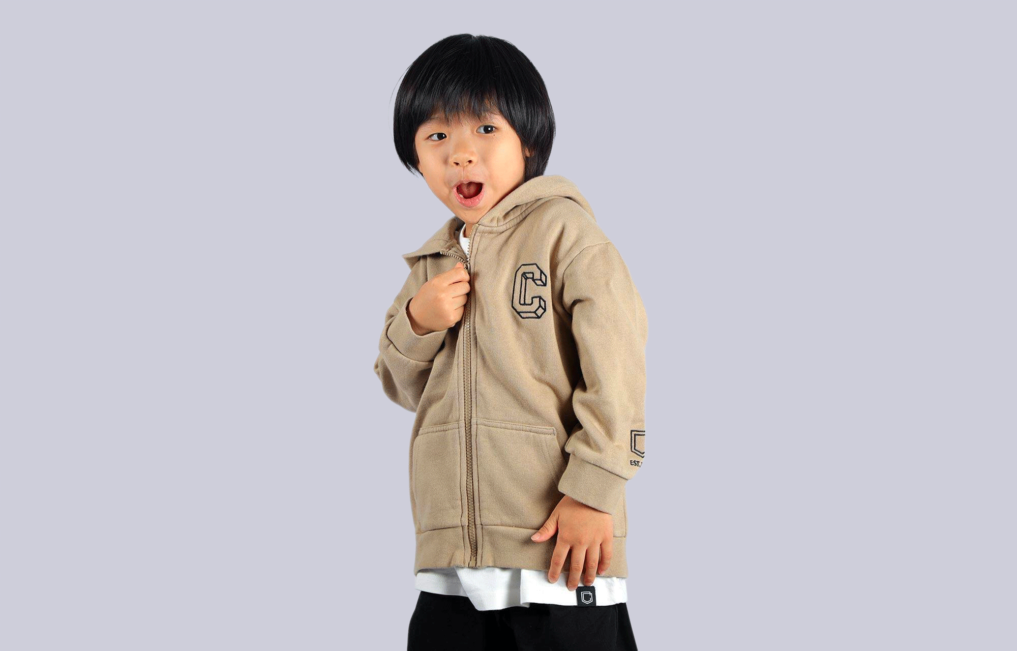 COMMENCAL KIDS ZIPPER HOODIE CORN image cover number 0