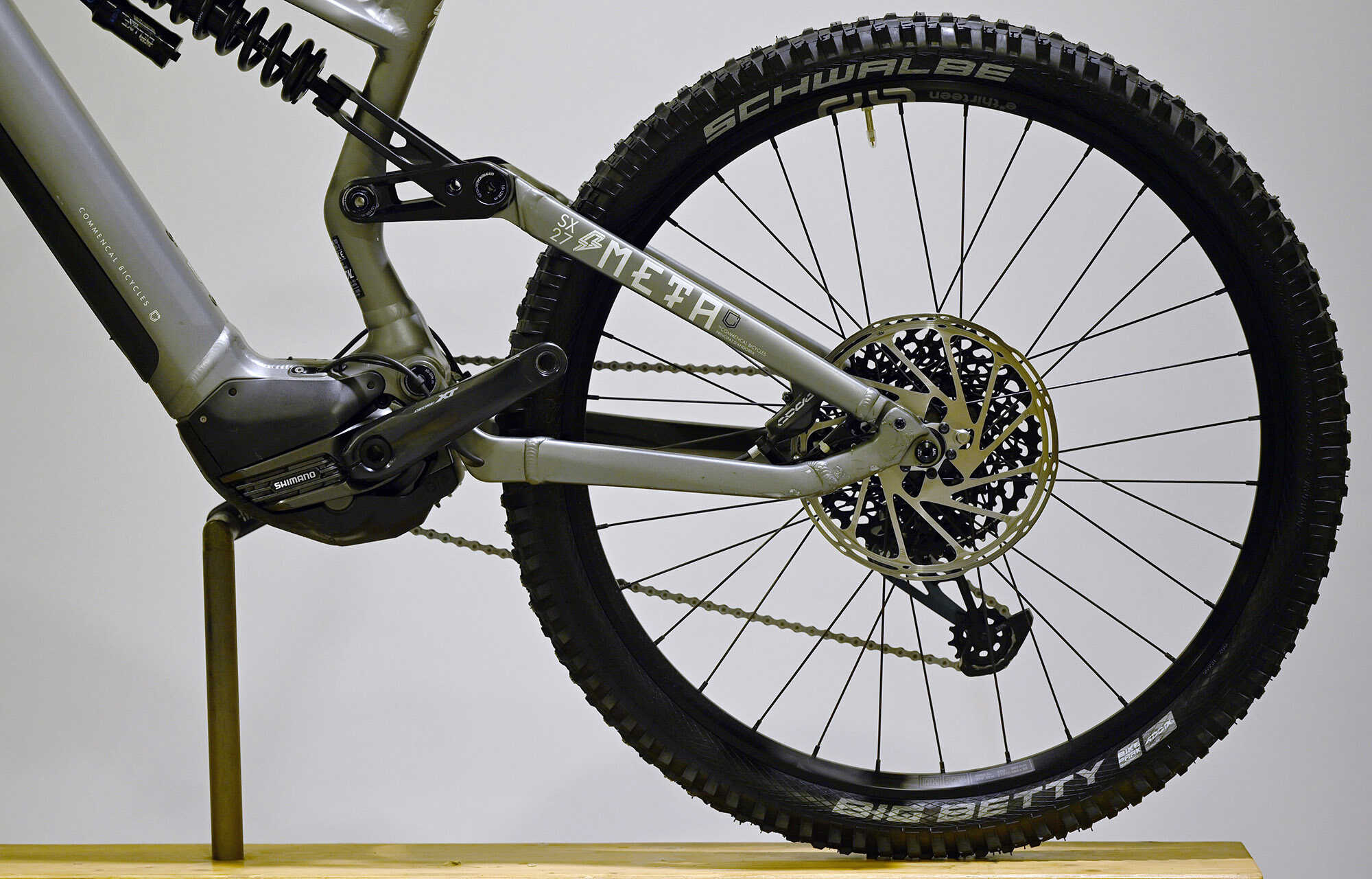 COMMENCAL META POWER SX SHIMANO RACE MATTE GRAPHITE - L (21180503) 3200 km image large number 7