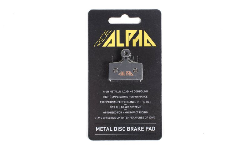 BALATAS RIDE ALPHA METALICAS SHIMANO XTR 2/XT 2/SLX 2