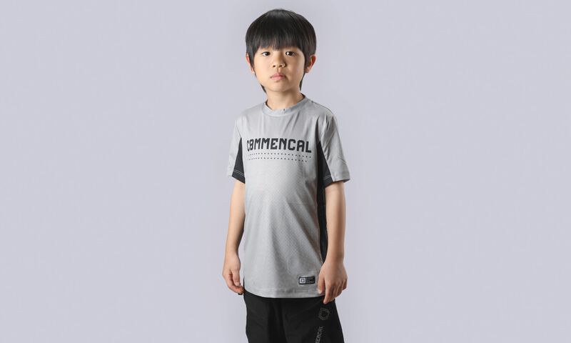 MAGLIA COMMENCAL LIGHTECH MANICHE CORTE KIDS SAND/BLACK