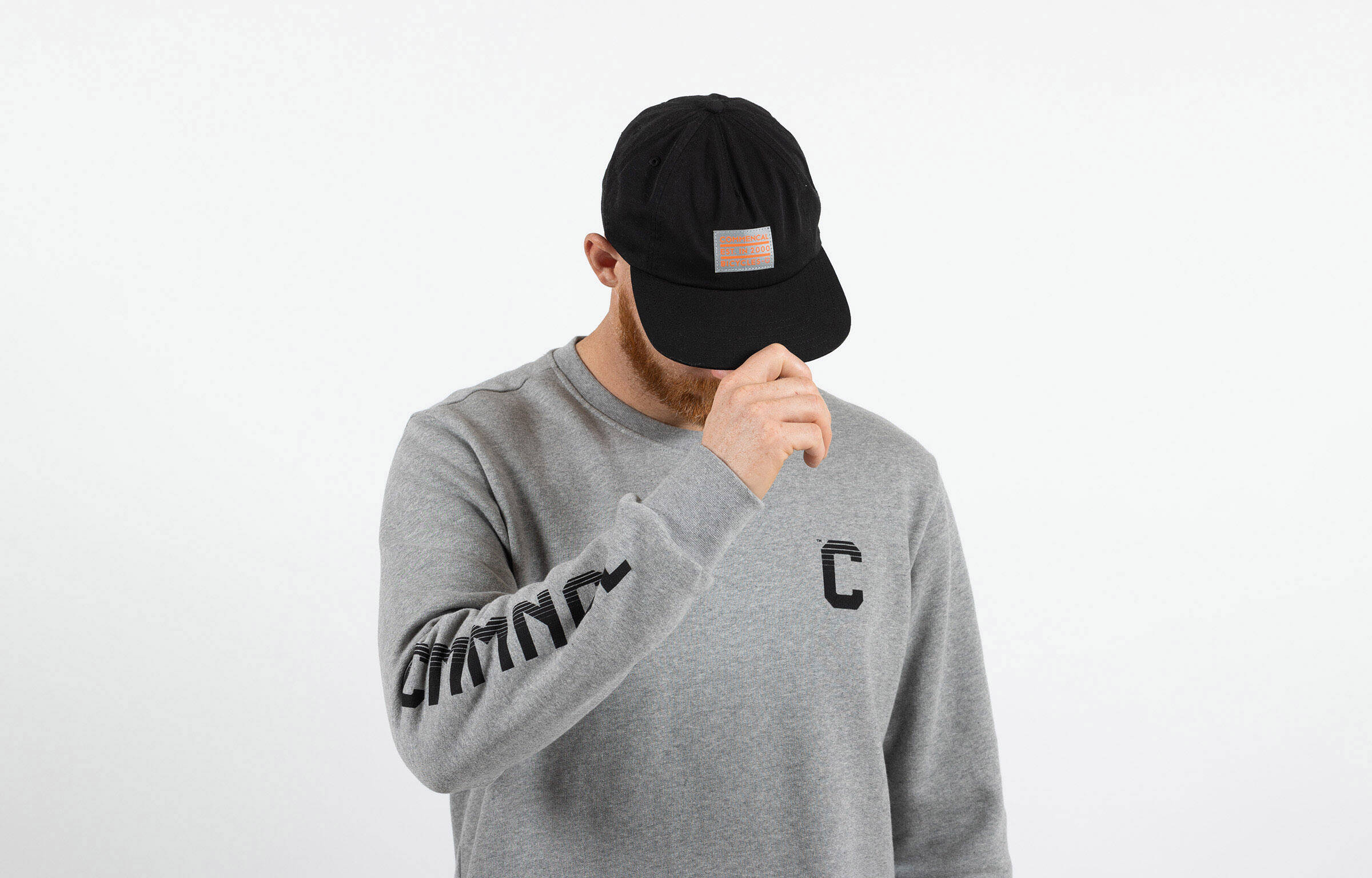 SUDADERA CREWNECK CMMNCL GREY image large number 1