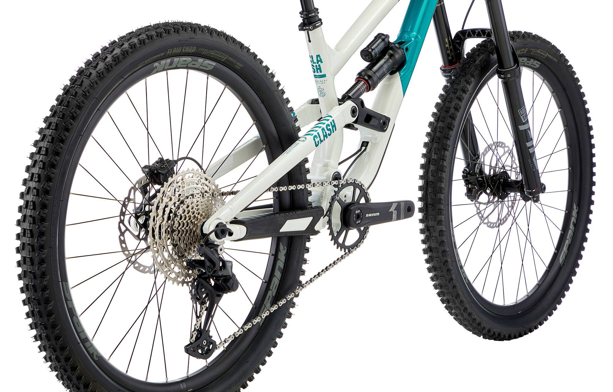 COMMENCAL CLASH JR V1 PEARL WHITE / ELECTROPLATE LAGOON image large number 1