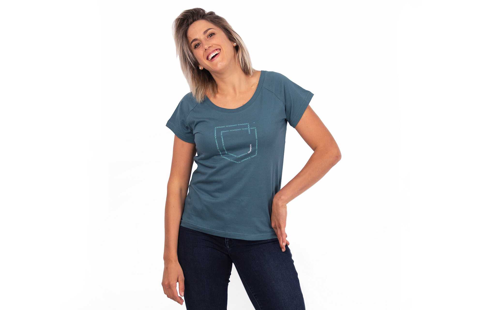 T-SHIRT COMMENCAL WOMEN DEEP LAKE  image cover number 0