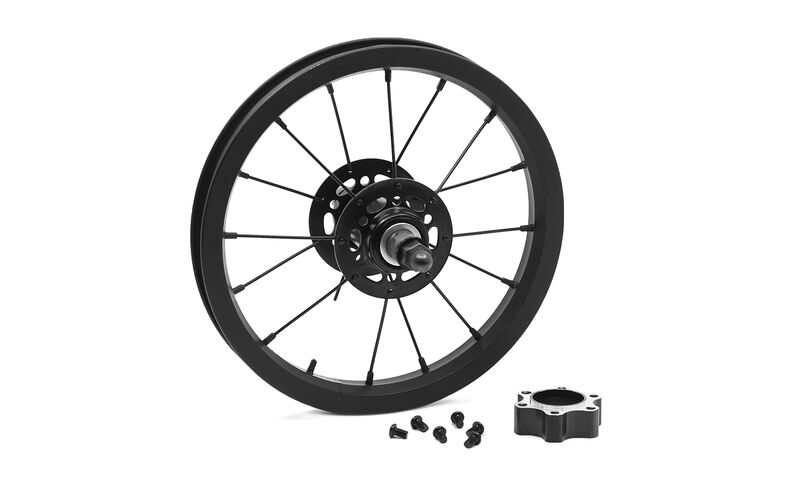 RUEDA TRASERA RAMONES 12 BLACK