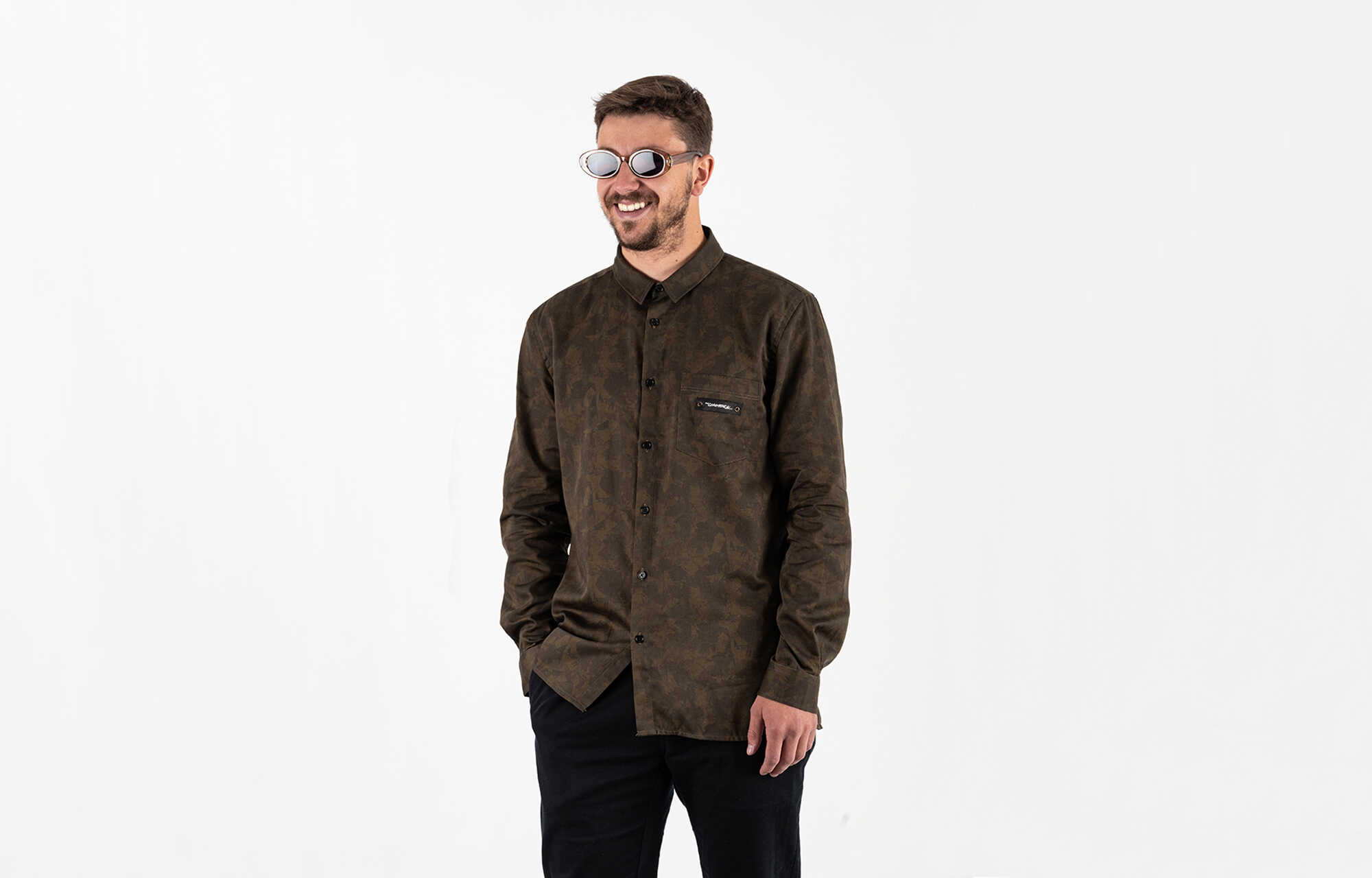 CHEMISE COMMENCAL MANCHES LONGUES LEGERE CAMO/KHAKI  image cover number 0