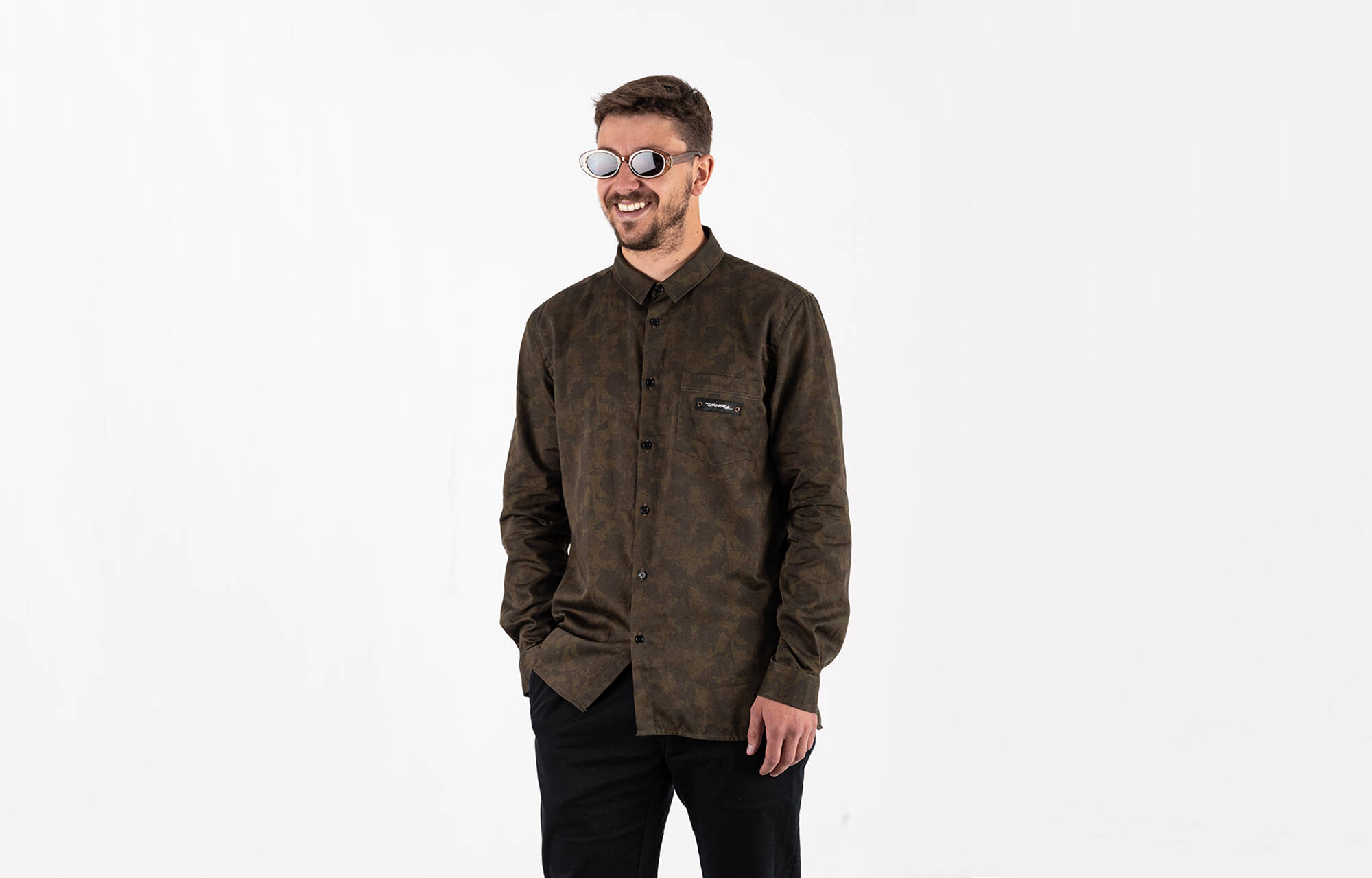 CHEMISE COMMENCAL MANCHES LONGUES LEGERE CAMO/KHAKI image cover number 0