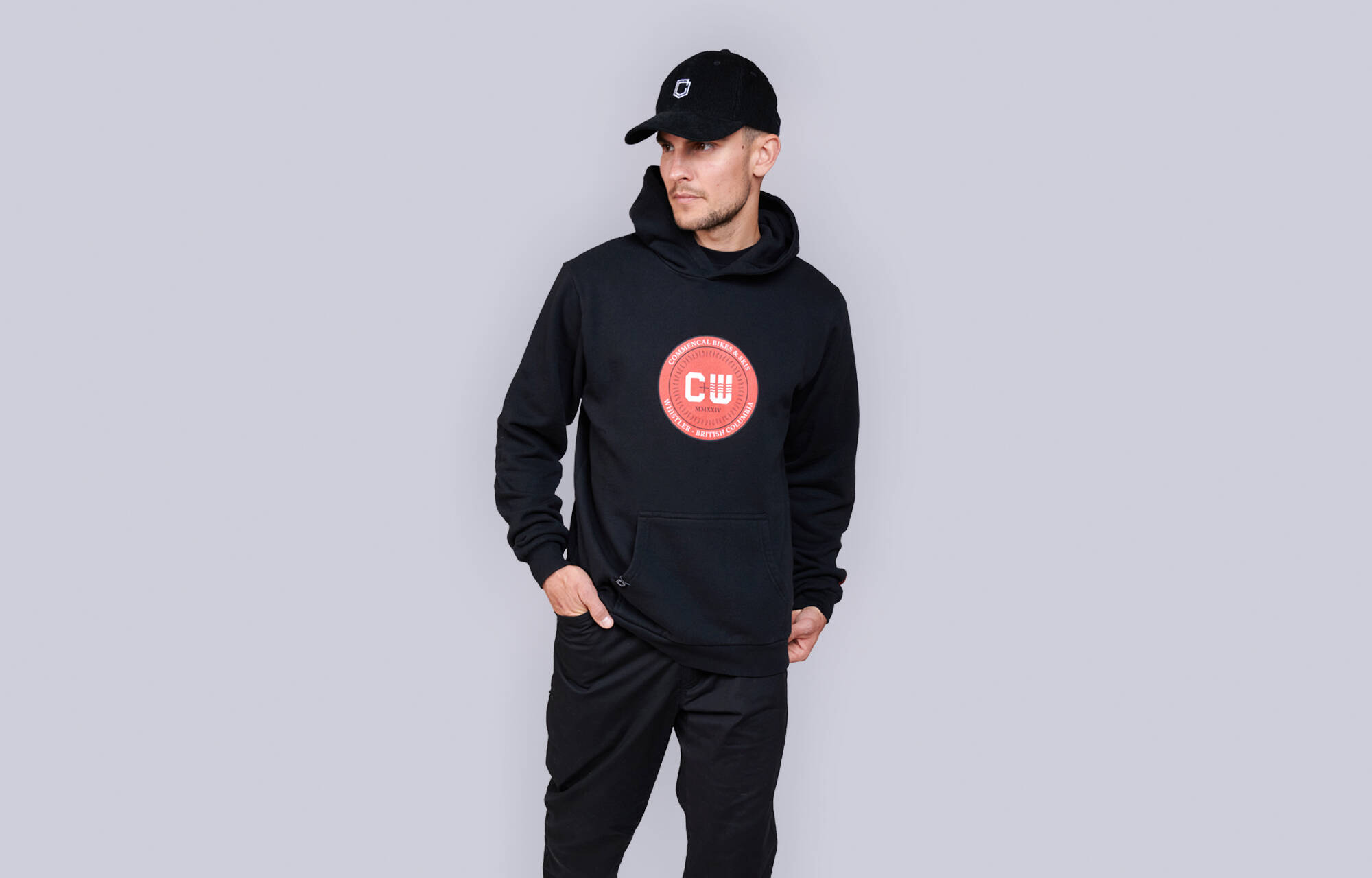 SUDADERA COMMENCAL x WHISTLER BLACK image cover number 0