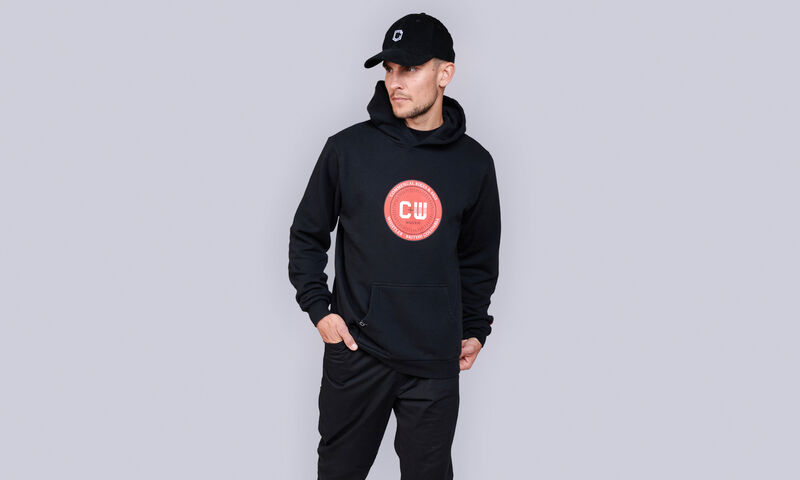 FELPA CON CAPPUCCIO COMMENCAL x WHISTLER BLACK