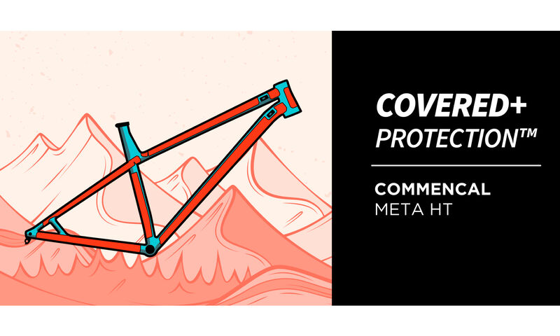 PROTECCIÓN DE CUADRO RIDEWRAP COVERED+ BRILLANTE - META HT