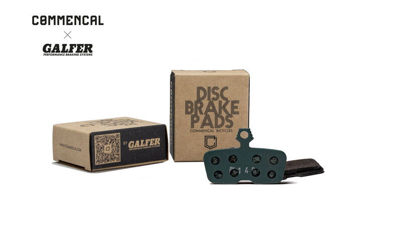 GALFER X COMMENCAL TEAM BRAKE PADS - SRAM GUIDE RE / CODE