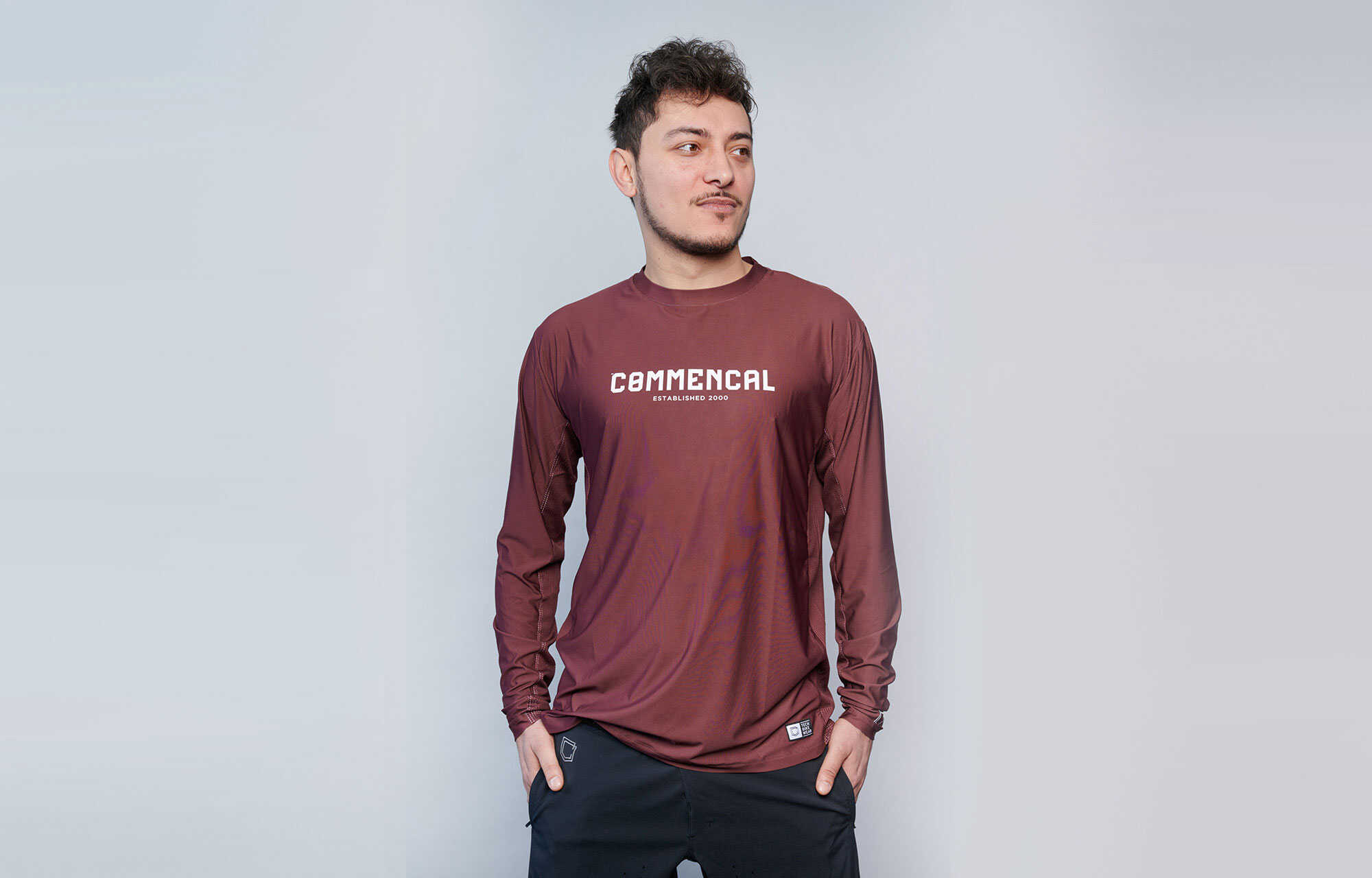 COMMENCAL LANGARM TRIKOT LIGHTECH CORPORATE RED DIRT image cover number 0