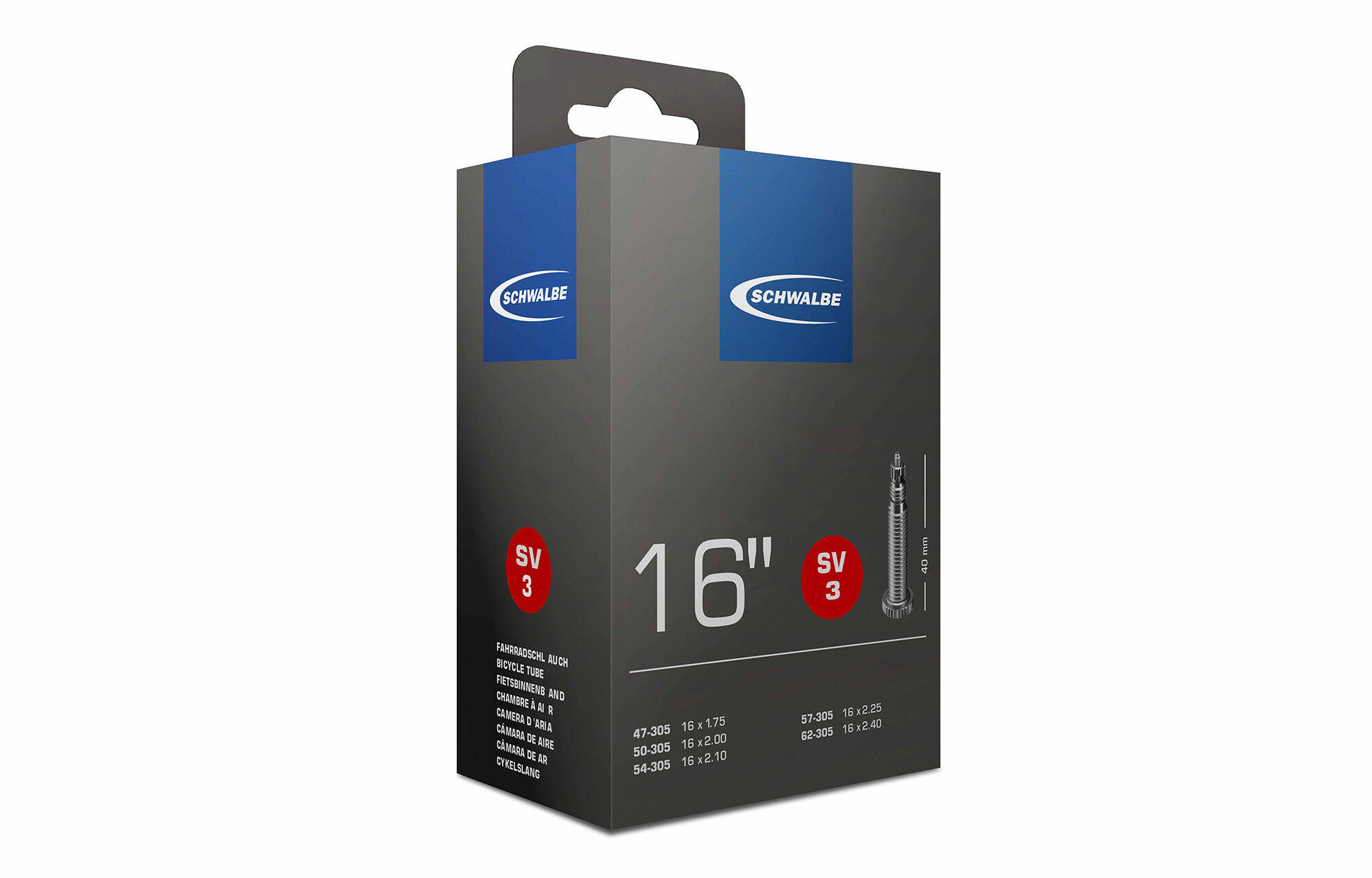 SCHWALBE SV2 16" PRESTA TUBE image cover number 0