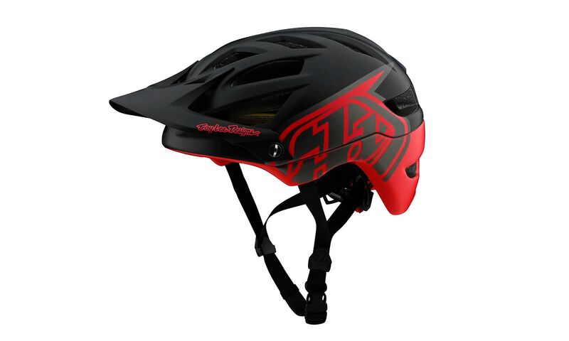 CASCO TROY LEE A1 MIPS CLASSIC BLACK / RED