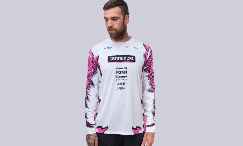 COMMENCAL LIGHTECH LONG SLEEVE JERSEY RAMPAGE TOMAS LEMOINE