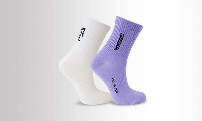 PACK CALCETINES COMMENCAL LIFESTYLE WHITE/PURPLE