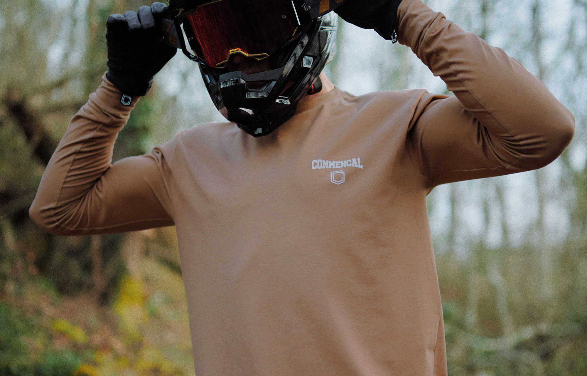 COMMENCAL SOFTECH LONG SLEEVE JERSEY UTAH DIRT image large number 1