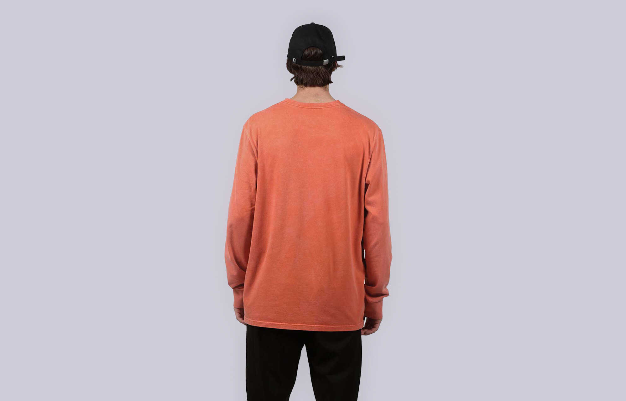 COMMENCAL LANGARM T-SHIRT WASHED TANGERINE image large number 0