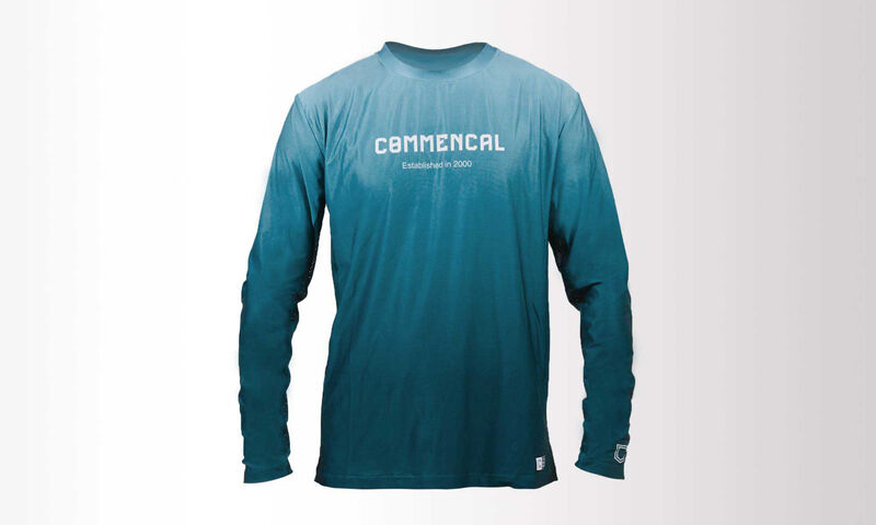 COMMENCAL LONG SLEEVE CORPORATE JERSEY LAGOON