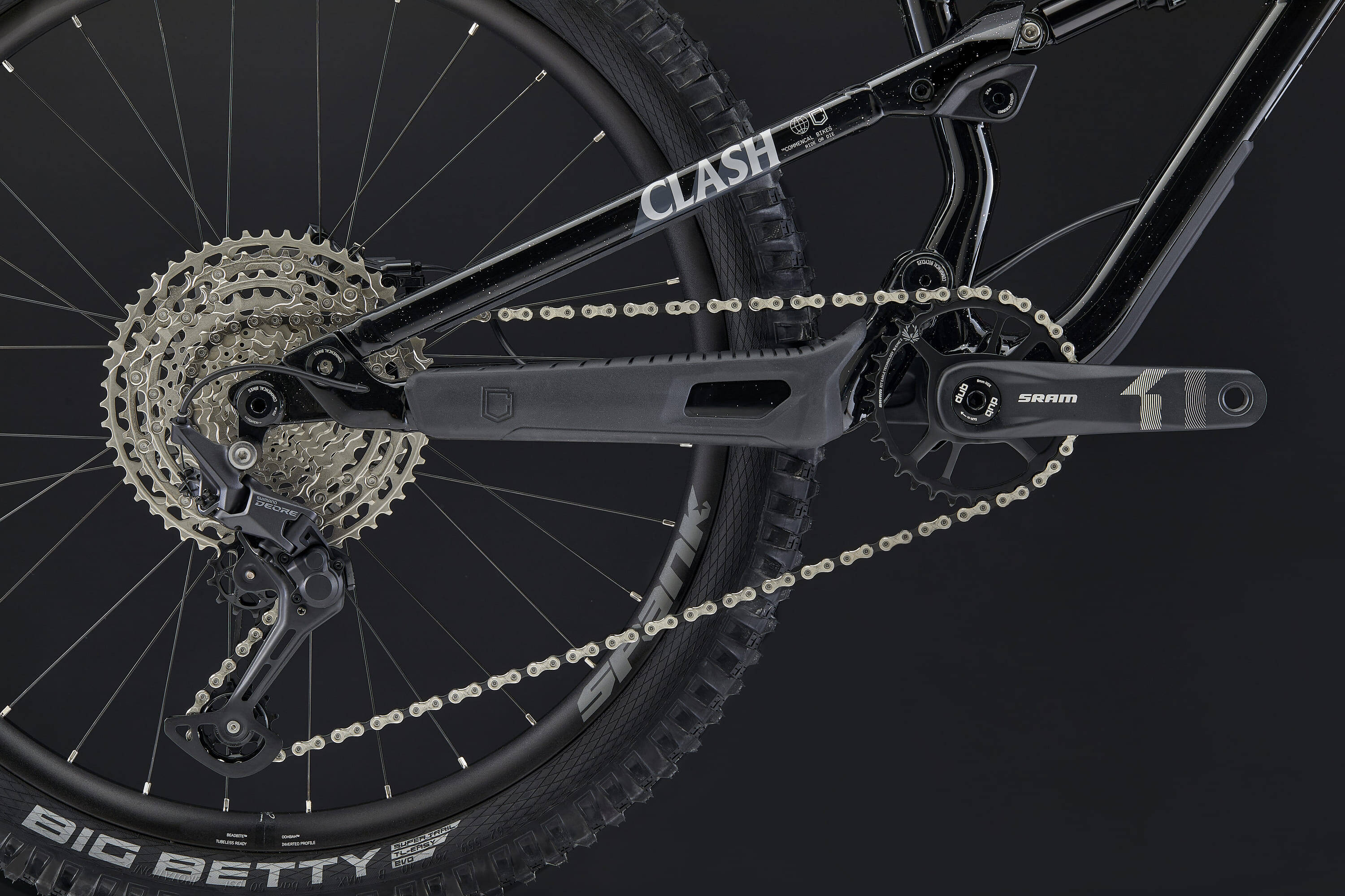 COMMENCAL CLASH JR V2 GLITTERY BLACK image large number 5